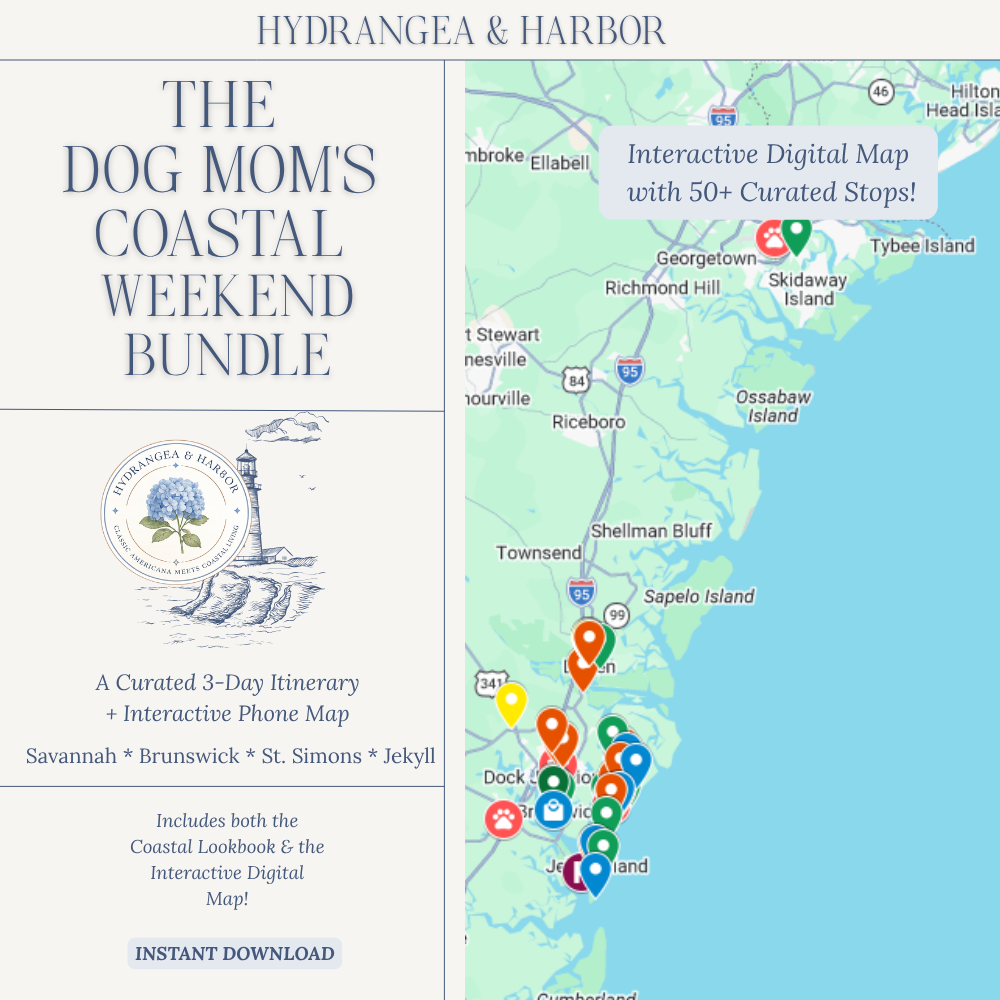 The Dog Mom’s Coastal Georgia Weekend Bundle